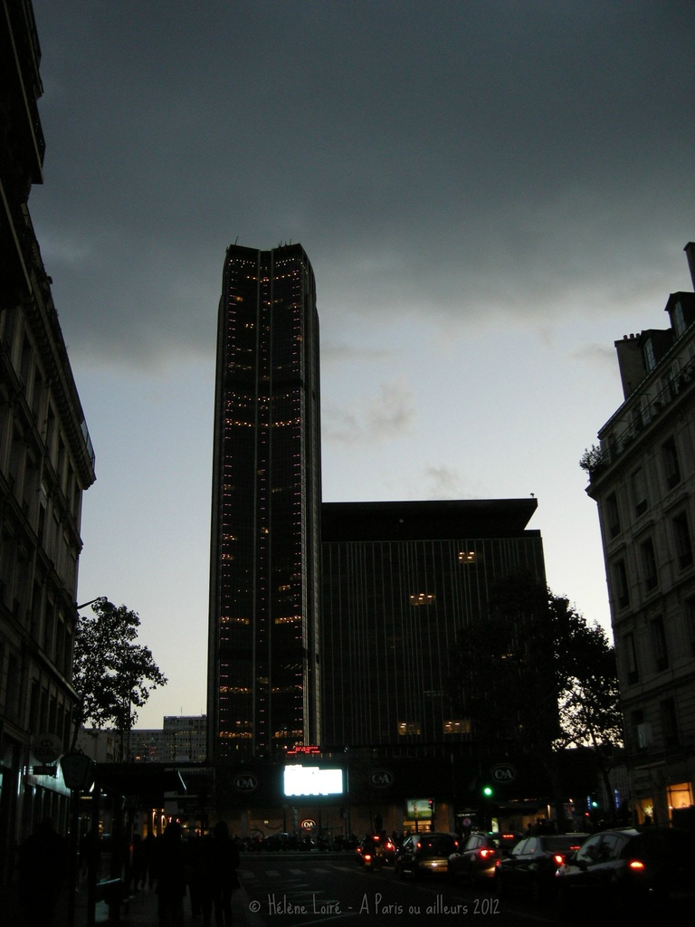 Nightfall at Montparnasse by parisouailleurs