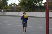 12th Oct 2012 - Josh Practicing Basketball