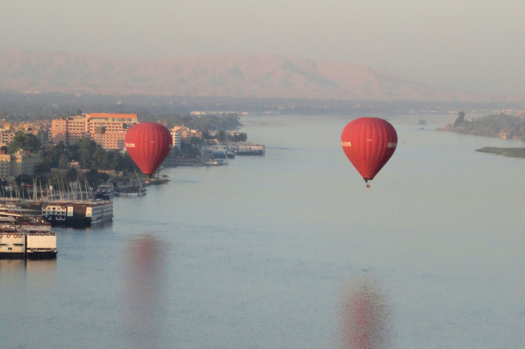 Balloons Over The Nile by itsonlyart