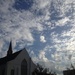 Church and high clouds, Charleston, SC, 10/17/12 by congaree