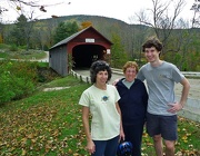 18th Oct 2012 - Laura, Josh and Joan at the Covered Bridge