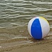  beach ball on the lake  by dmdfday