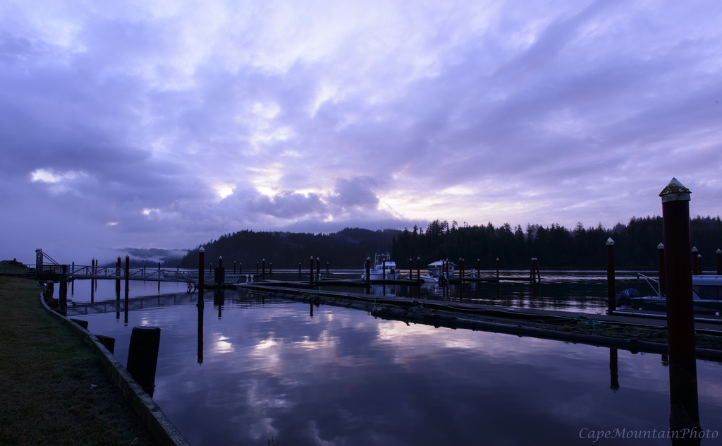 Dawn Reflected at the Marina by jgpittenger