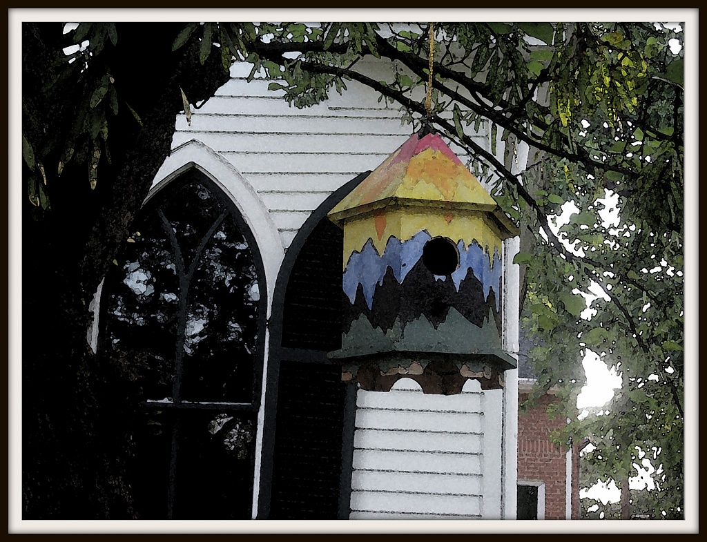 Quaker Bird House by allie912