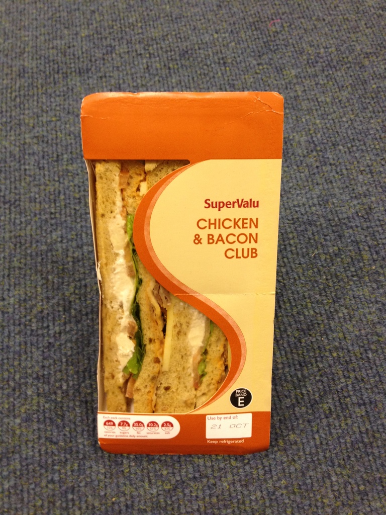 SuperValu Chicken & Bacon Club Sandwich by manek43509