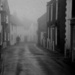 Blakeney High Street in fog by seanoneill