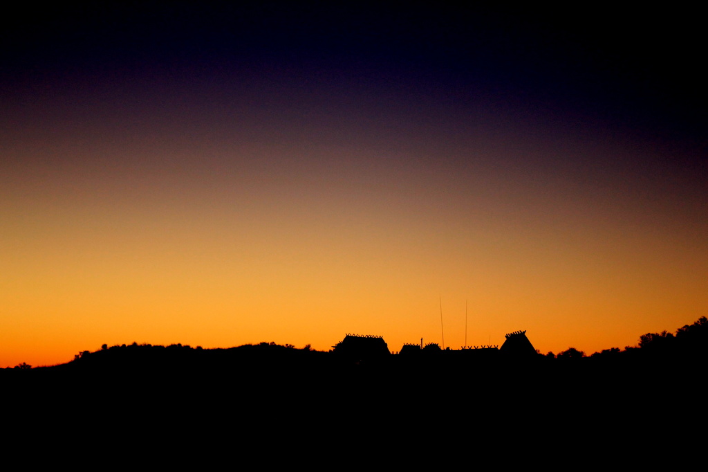 Desert sunset by eleanor