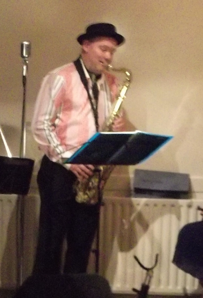 Saxophone player by plainjaneandnononsense