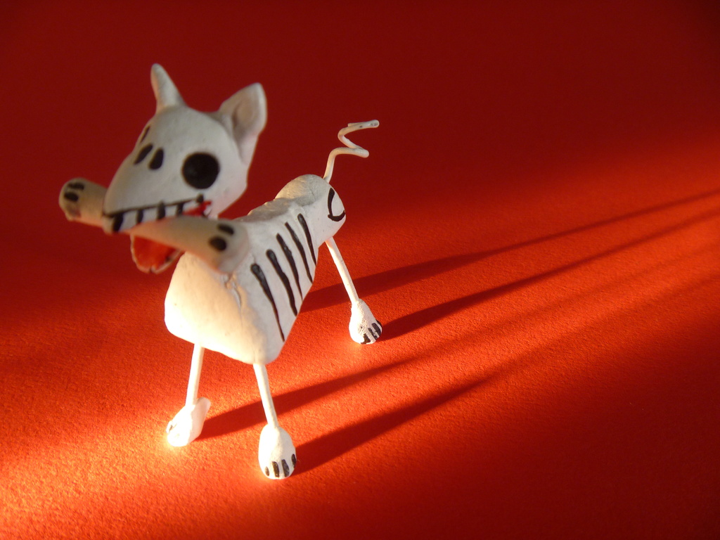 Skeleton Dog by handmade