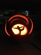 31st Oct 2012 - A carved pumkin by Britney