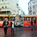 Orange tram by halkia