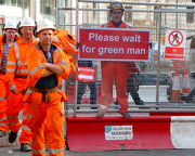 11th May 2012 - Please wait for green man