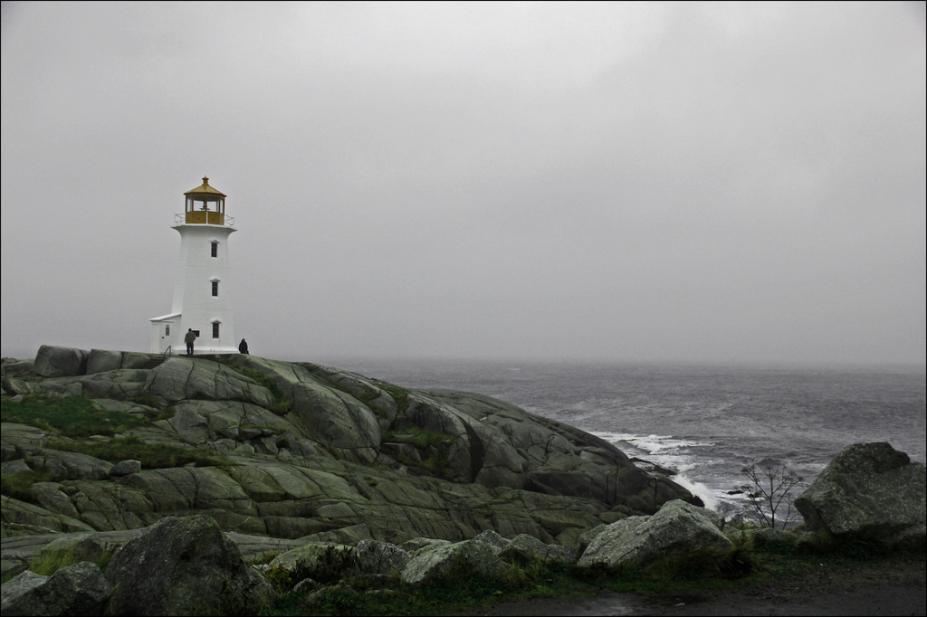 Lighthouse at Peggy's Cove by hjbenson