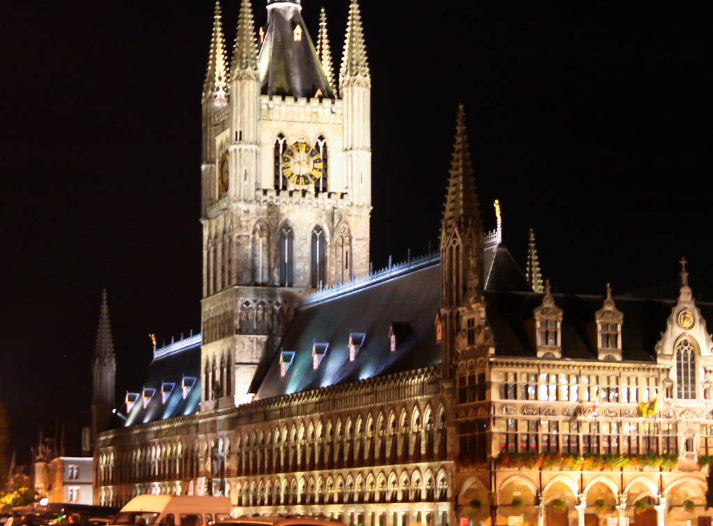 Ypres Cathedral - by night by peadar