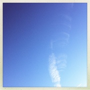 7th Nov 2012 - Streaky sky drawing