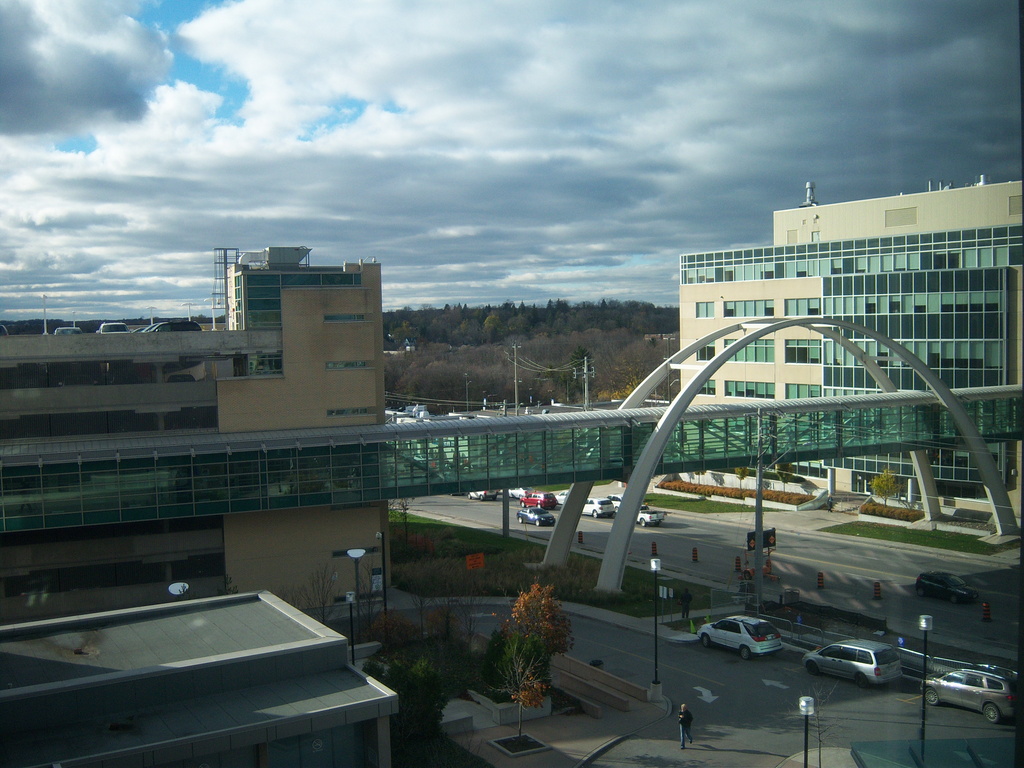 View from my room at Southlake Regional Health Centre, Newmarket, Ont.. by bruni