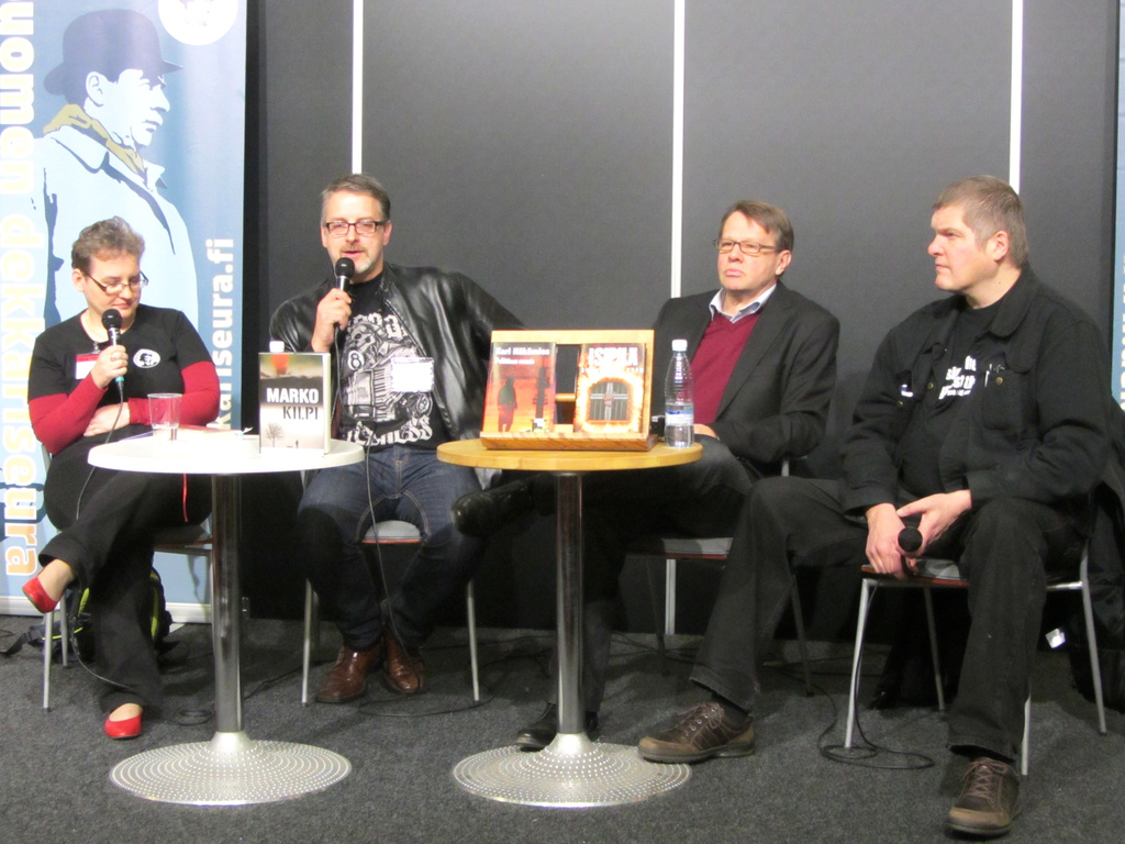 Finnish crime writers at Helsinki Book Fair 2012 by annelis