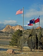 9th Feb 2012 - 5 flags over Garden of the Gods