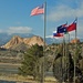 5 flags over Garden of the Gods by dmdfday