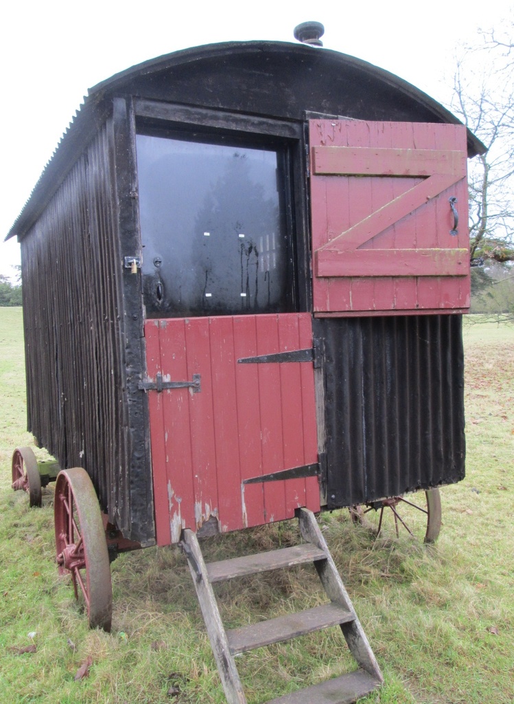 'window' (november word) 19th century shepherd's hut by quietpurplehaze