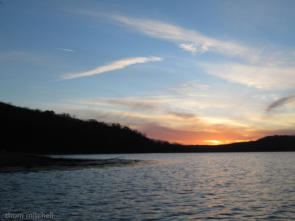 Sunset on Cedar Lake by rhoing