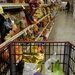 Grocery shopping by mittens