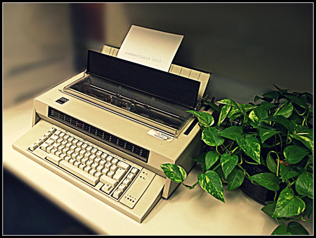 typewriter by summerfield