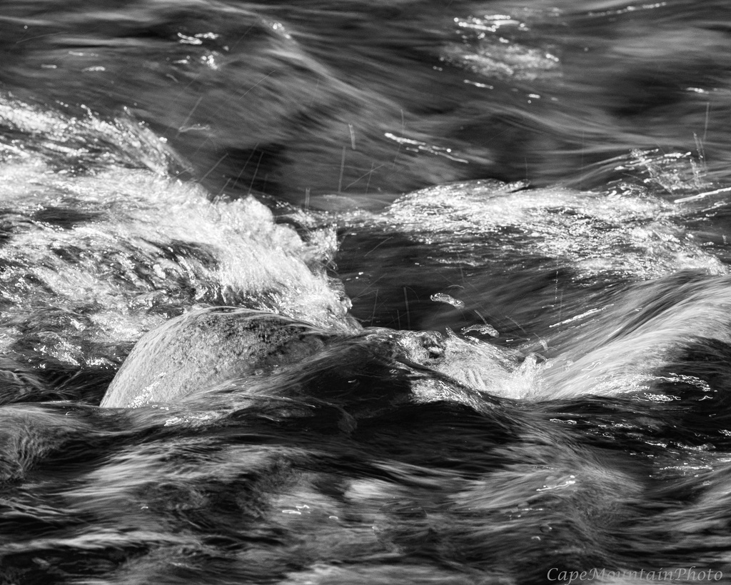 Black and White Water Slide by jgpittenger