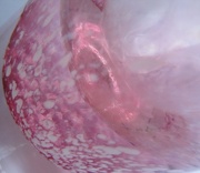 20th Nov 2012 - View of a vase in pink 'glass' (november word)
