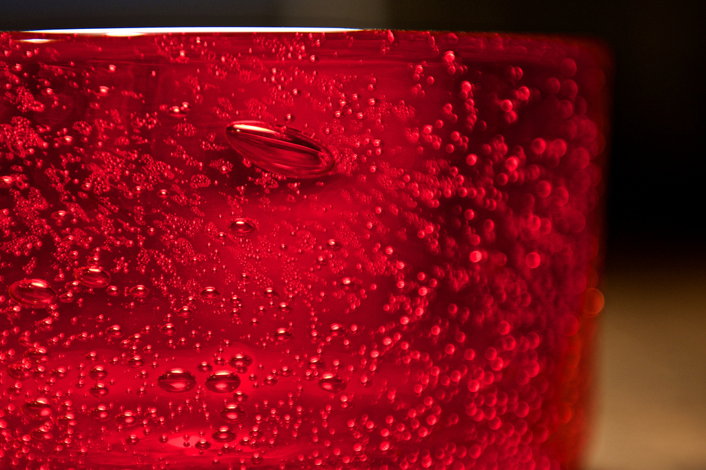 Red Glass Bowl by kwind