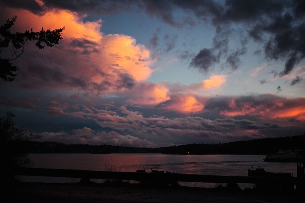 A Beautiful Sunset At Orcas Island! by seattle