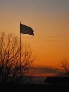 21st Nov 2012 - Flag at Sunset