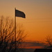 Flag at Sunset by kareenking