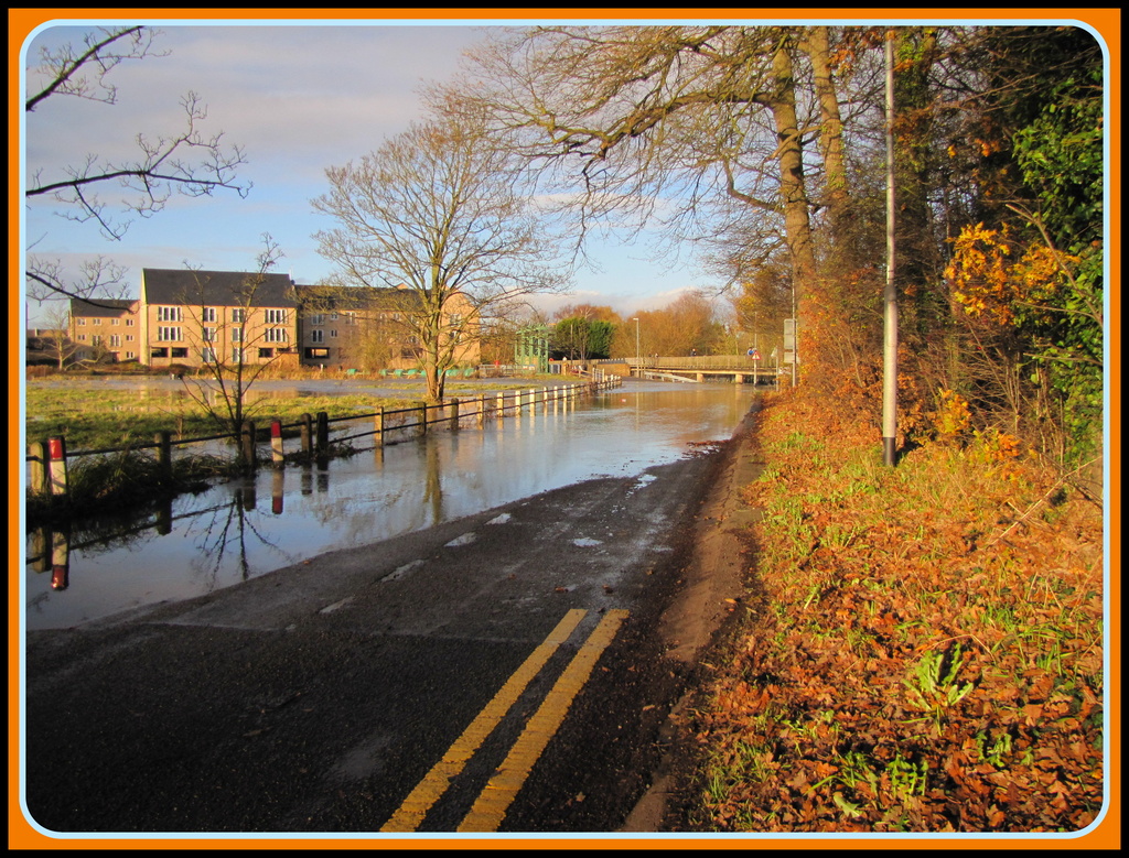 Floods at Little Paxton by busylady