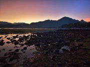 30th Nov 2012 - The sleeping Buddha awakes to feet awash in pink clouds