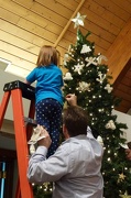 28th Nov 2012 - Decorating the Chrismon Tree