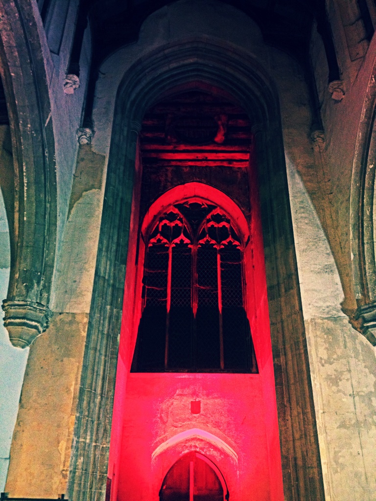 Red-lit window by manek43509