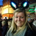 Bec's at Christmas light switch on. by clairecrossley