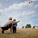 Flying a kite with Dad by kiwichick