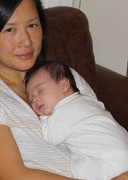 16th Nov 2012 - Asleep against Mummy