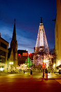 3rd Dec 2011 - Christmas lights in the Circle in Downtown Indianapolis