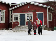 1st Dec 2012 - Santa in front of Ali-Kerava School.