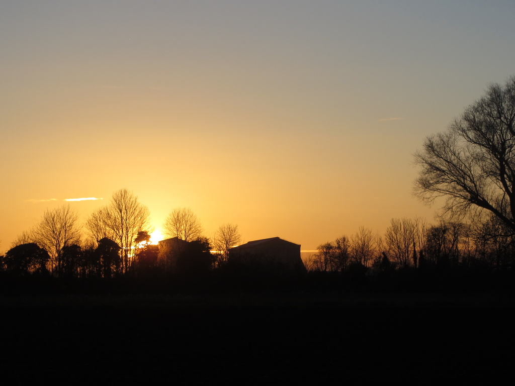 Sooc Sunset over the Hangars    7.12.12 by filsie65