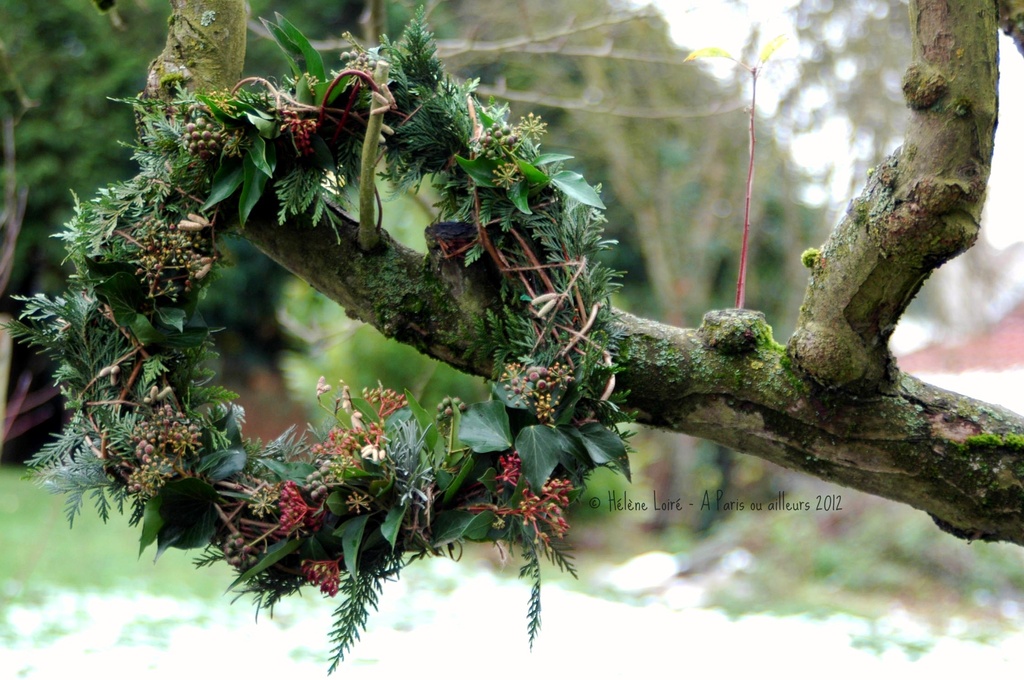 Christmas wreath by parisouailleurs