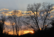 8th Dec 2012 - Peek-a-boo sunset