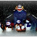 Snowmen Nativity by judithdeacon