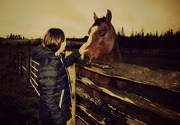 9th Dec 2012 - a horse and Katherine
