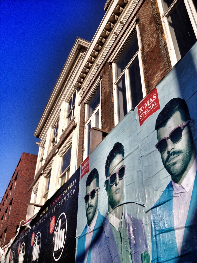 Men with sunglasses by halkia
