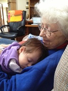 22nd Nov 2012 - Napping with Grandma Rosa