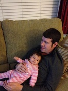 26th Nov 2012 - Watching tv with daddy 